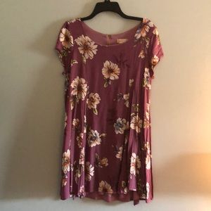 Purple flowy dress